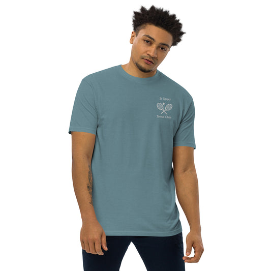 St Tropez Tennis Club Embroidered T-Shirt